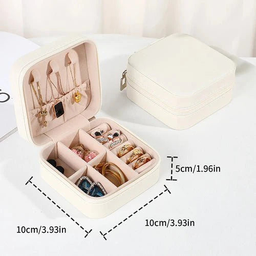 Portable Mini Jewelry Storage Box Travel Organizer Jewelry Case-5