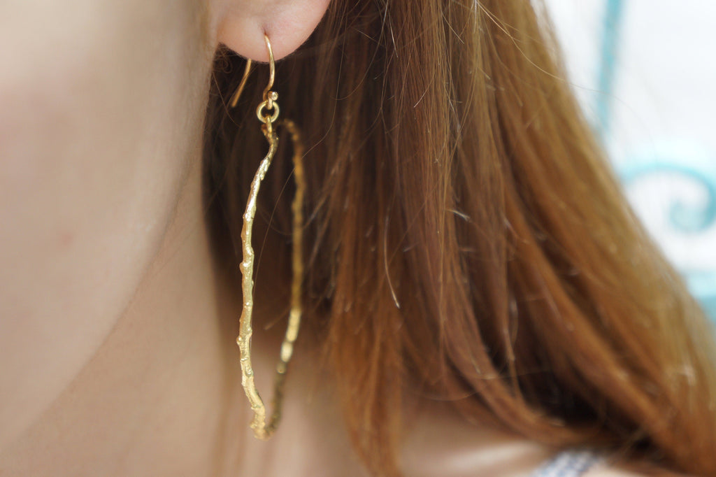 Gold Bohemian Hoops