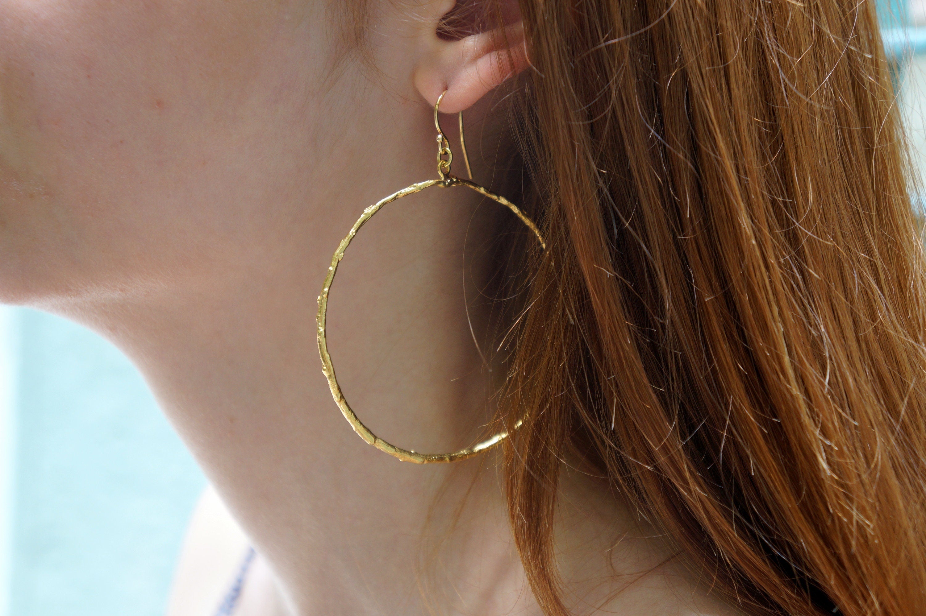 Gold Bohemian Hoops