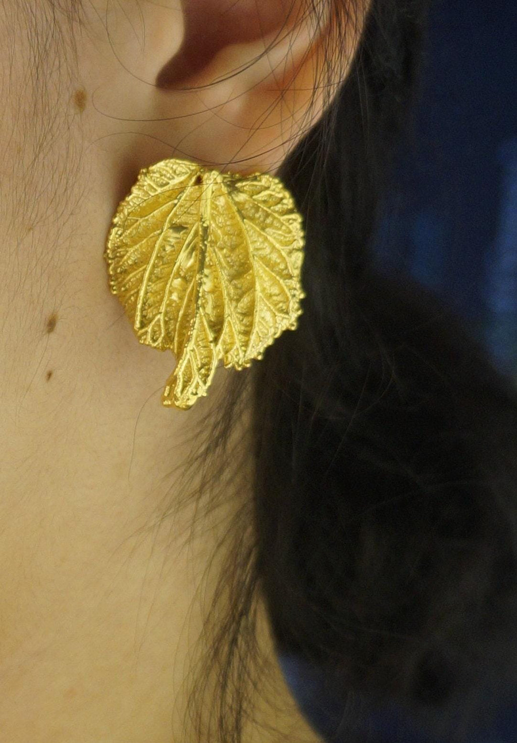 Mulberry Handmade Gold Earrings