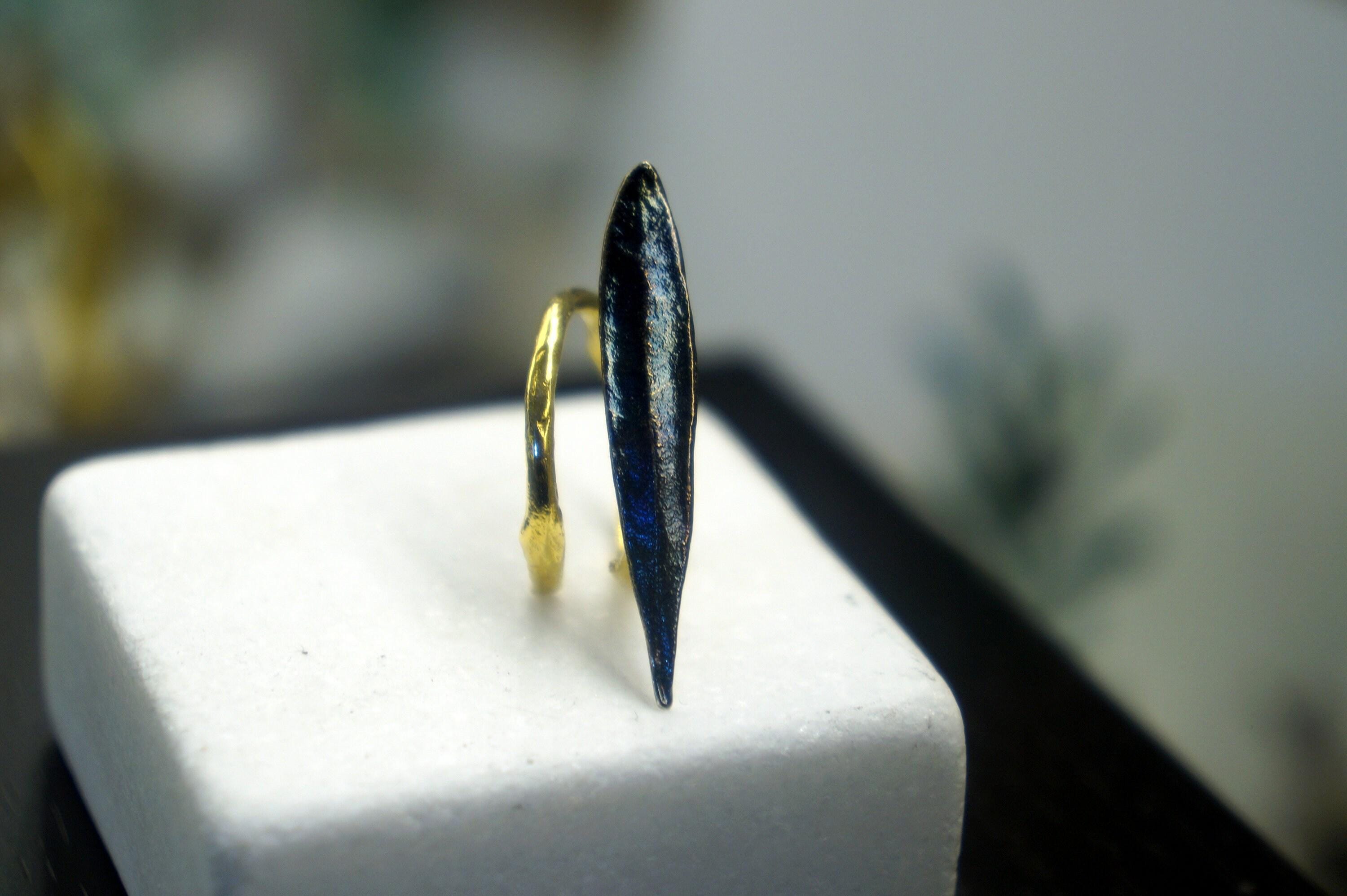 Olive Leaf Ring Handmade